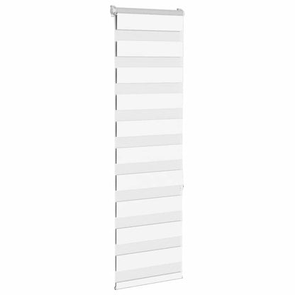 Doppelrollo Weiß 45x150 cm Stoffbreite 40,9 cm Polyester