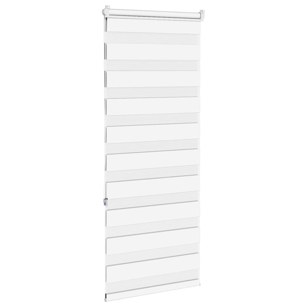Doppelrollo Weiß 60x150 cm Stoffbreite 55,9 cm Polyester