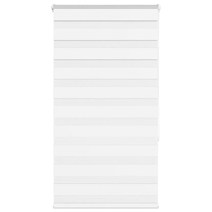 Doppelrollo Weiß 75x150 cm Stoffbreite 70,9 cm Polyester