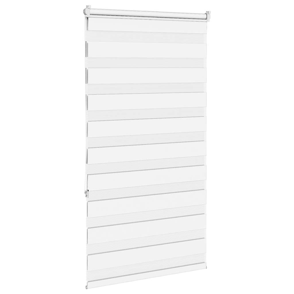 Doppelrollo Weiß 75x150 cm Stoffbreite 70,9 cm Polyester