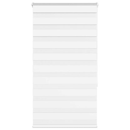 Doppelrollo Weiß 80x150 cm Stoffbreite 75,9 cm Polyester