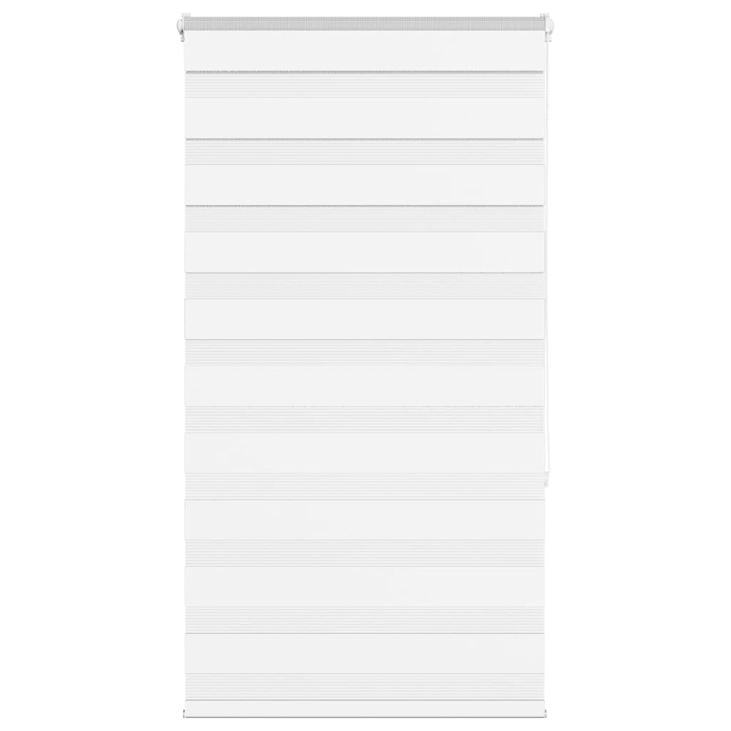 Doppelrollo Weiß 85x150 cm Stoffbreite 80,9 cm Polyester