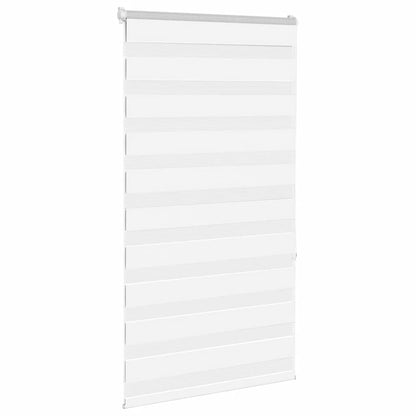 Doppelrollo Weiß 85x150 cm Stoffbreite 80,9 cm Polyester