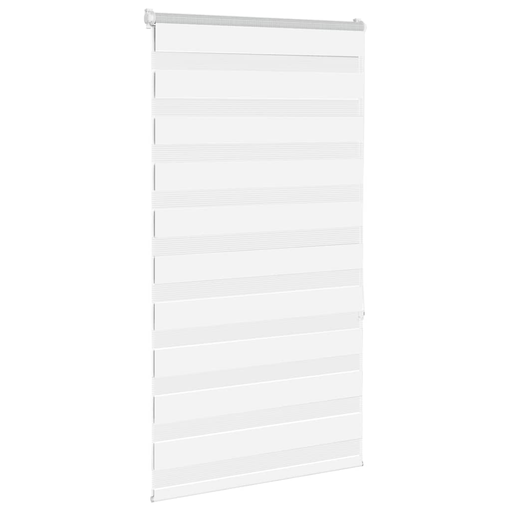 Doppelrollo Weiß 90x150 cm Stoffbreite 85,9 cm Polyester