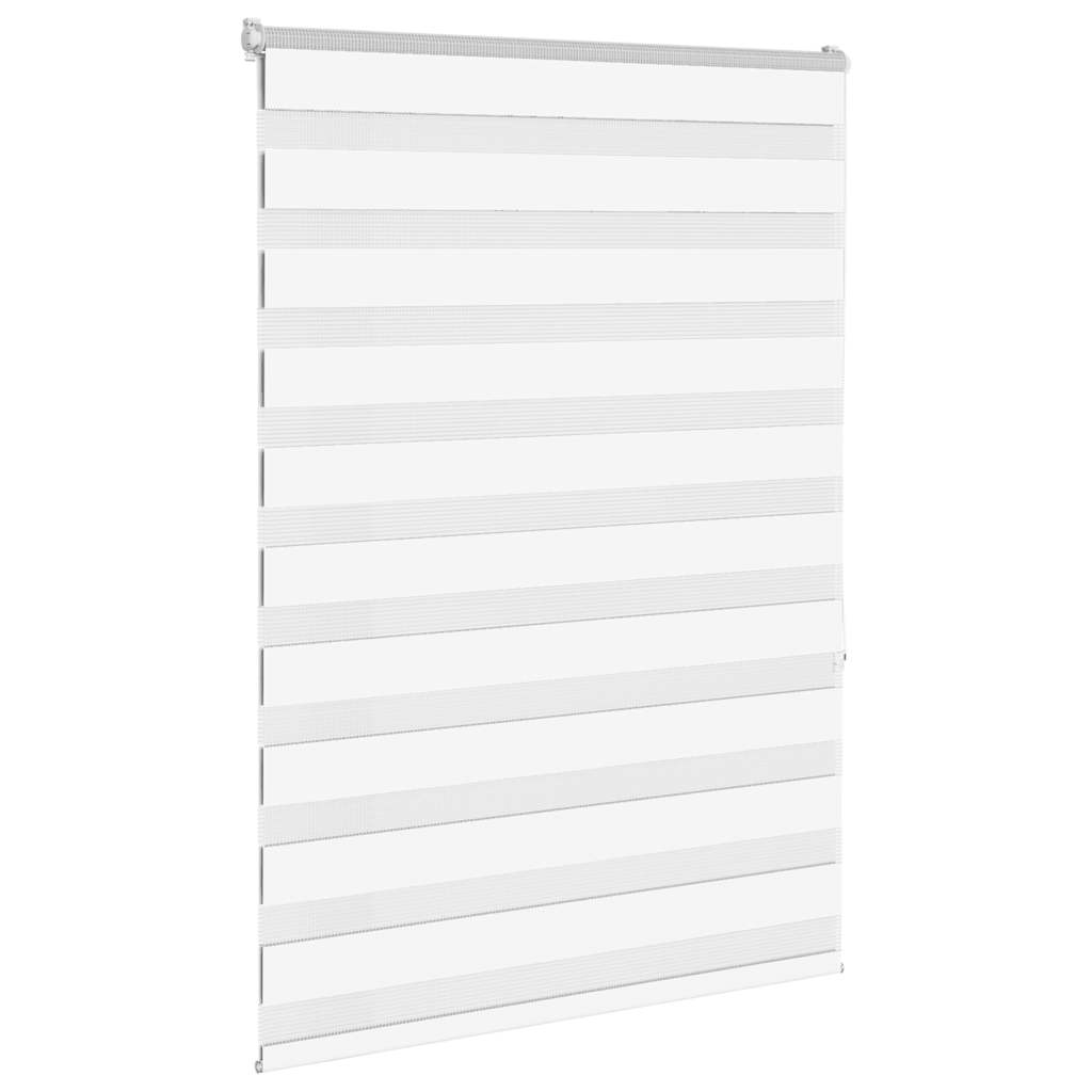 Doppelrollo Weiß 95x150 cm Stoffbreite 90,9 cm Polyester