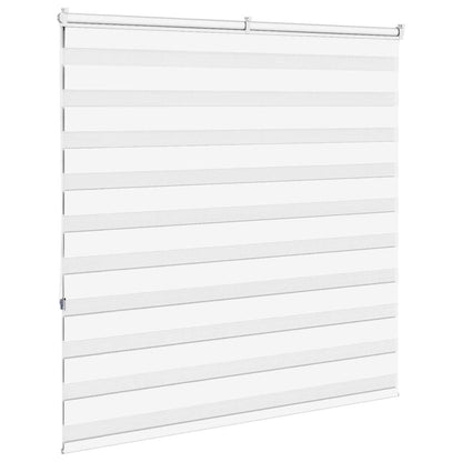 Doppelrollo Weiß 150x150 cm Stoffbreite 145,9 cm Polyester