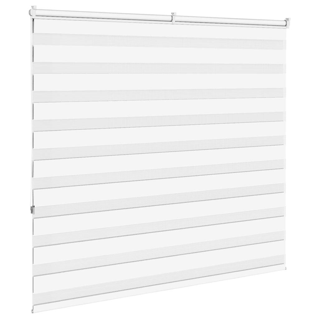 Doppelrollo Weiß 155x150 cm Stoffbreite 150,9 cm Polyester