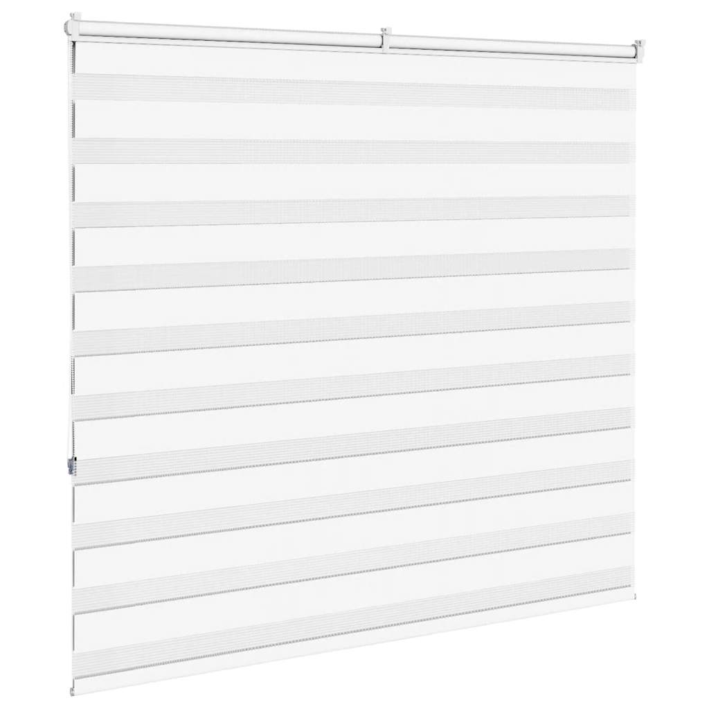 Doppelrollo Weiß 165x150 cm Stoffbreite 160,9 cm Polyester