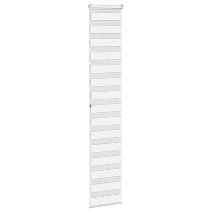Doppelrollo Weiß 40x200 cm Stoffbreite 35,9 cm Polyester