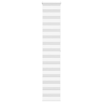 Doppelrollo Weiß 45x200 cm Stoffbreite 40,9 cm Polyester