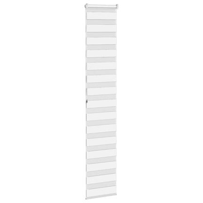 Doppelrollo Weiß 45x200 cm Stoffbreite 40,9 cm Polyester