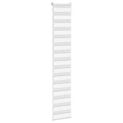 Doppelrollo Weiß 50x200 cm Stoffbreite 45,9 cm Polyester
