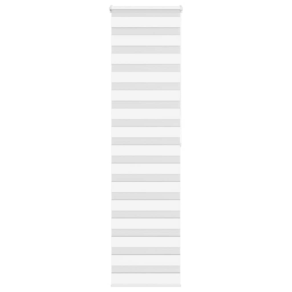 Doppelrollo Weiß 60x200 cm Stoffbreite 55,9 cm Polyester