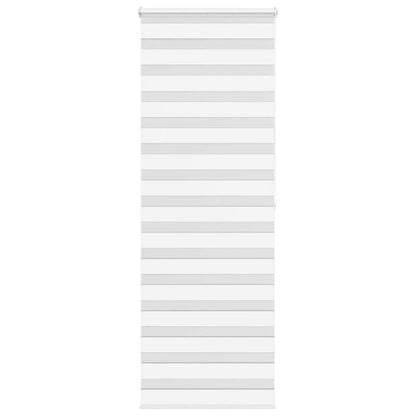 Doppelrollo Weiß 75x200 cm Stoffbreite 70,9 cm Polyester