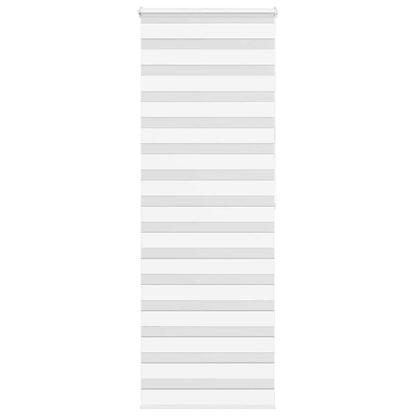 Doppelrollo Weiß 90x200 cm Stoffbreite 85,9 cm Polyester