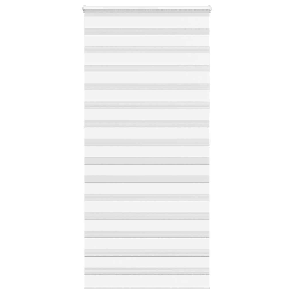 Doppelrollo Weiß 95x200 cm Stoffbreite 90,9 cm Polyester