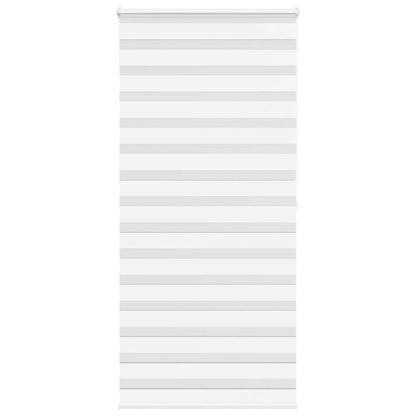 Doppelrollo Weiß 95x200 cm Stoffbreite 90,9 cm Polyester
