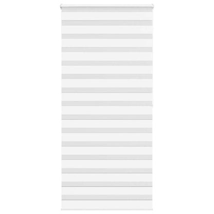 Doppelrollo Weiß 105x200 cm Stoffbreite 100,9 cm Polyester