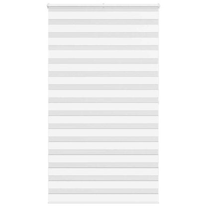Doppelrollo Weiß 120x200 cm Stoffbreite 115,9 cm Polyester