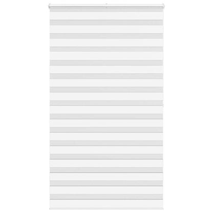 Doppelrollo Weiß 125x200 cm Stoffbreite 120,9 cm Polyester