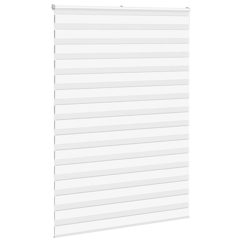 Doppelrollo Weiß 165x200 cm Stoffbreite 160,9 cm Polyester