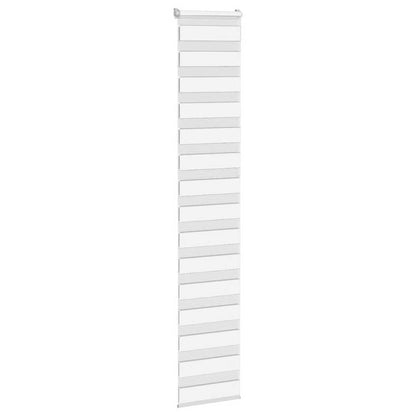 Doppelrollo Weiß 40x230 cm Stoffbreite 35,9 cm Polyester