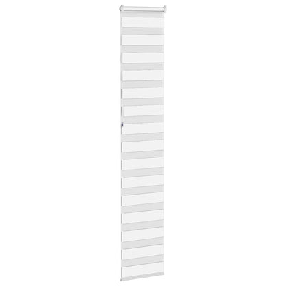 Doppelrollo Weiß 40x230 cm Stoffbreite 35,9 cm Polyester