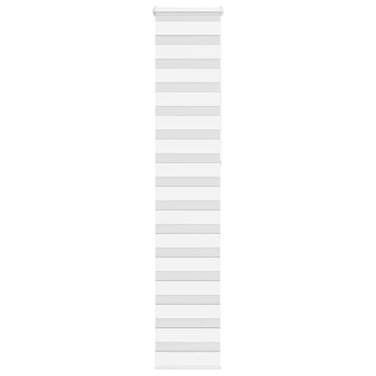 Doppelrollo Weiß 50x230 cm Stoffbreite 45,9 cm Polyester