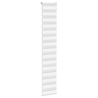 Doppelrollo Weiß 50x230 cm Stoffbreite 45,9 cm Polyester