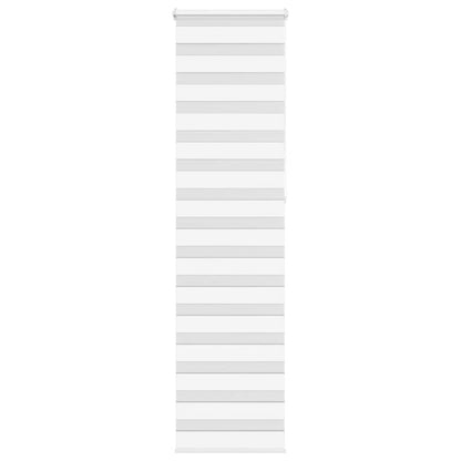 Doppelrollo Weiß 55x230 cm Stoffbreite 50,9 cm Polyester