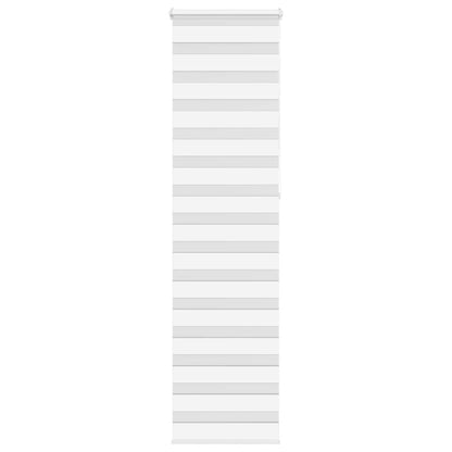 Doppelrollo Weiß 60x230 cm Stoffbreite 55,9 cm Polyester