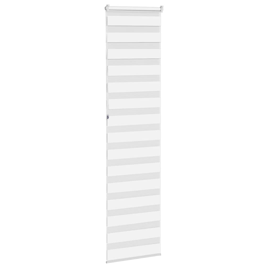 Doppelrollo Weiß 60x230 cm Stoffbreite 55,9 cm Polyester