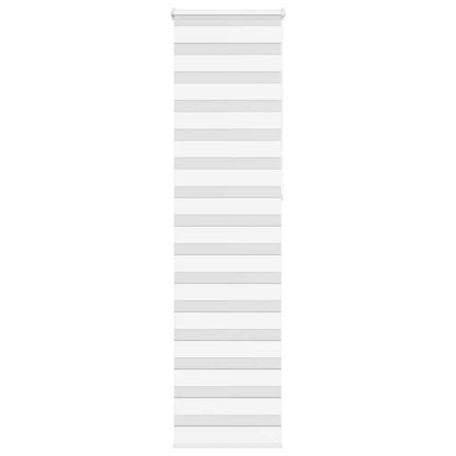 Doppelrollo Weiß 65x230 cm Stoffbreite 60,9 cm Polyester