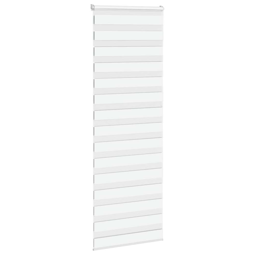 Doppelrollo Weiß 70x230 cm Stoffbreite 65,9 cm Polyester