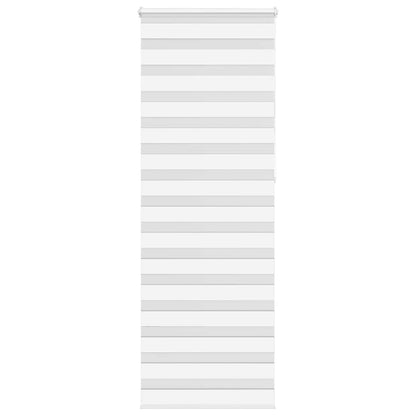 Doppelrollo Weiß 75x230 cm Stoffbreite 70,9 cm Polyester