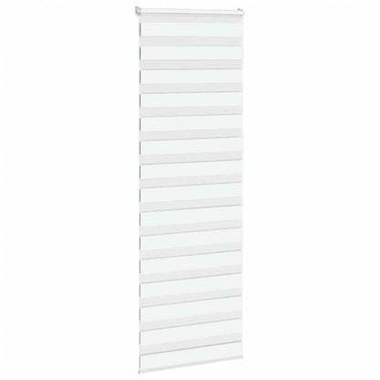 Doppelrollo Weiß 75x230 cm Stoffbreite 70,9 cm Polyester