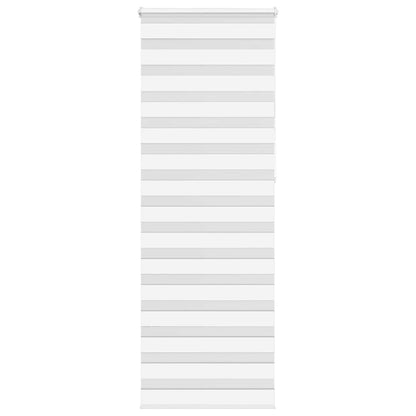 Doppelrollo Weiß 80x230 cm Stoffbreite 75,9 cm Polyester