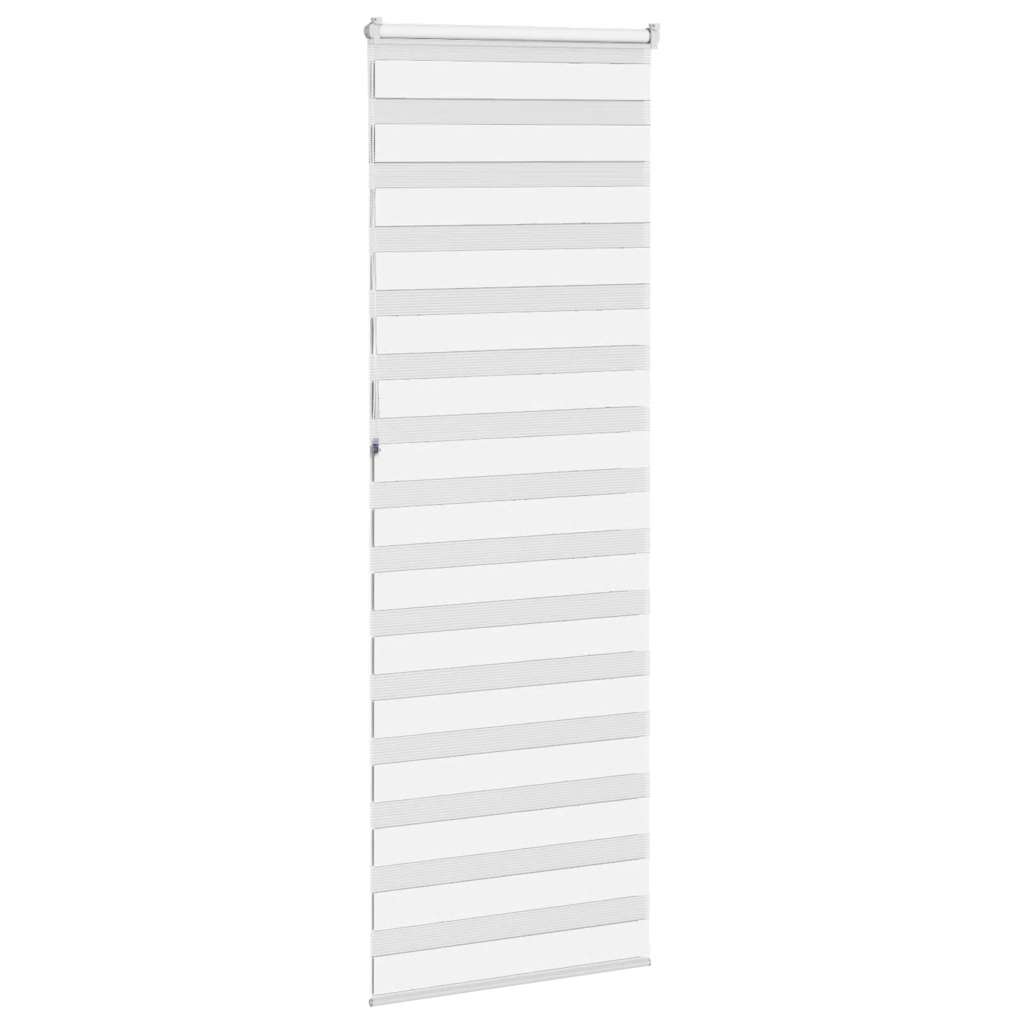 Doppelrollo Weiß 85x230 cm Stoffbreite 80,9 cm Polyester