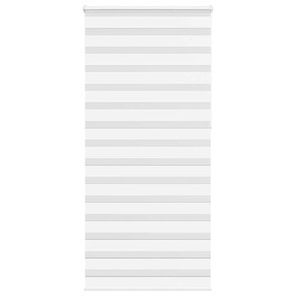 Doppelrollo Weiß 95x230 cm Stoffbreite 90,9 cm Polyester