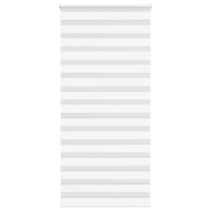 Doppelrollo Weiß 110x230 cm Stoffbreite 105,9 cm Polyester