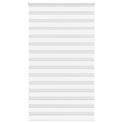 Doppelrollo Weiß 125x230 cm Stoffbreite 120,9 cm Polyester