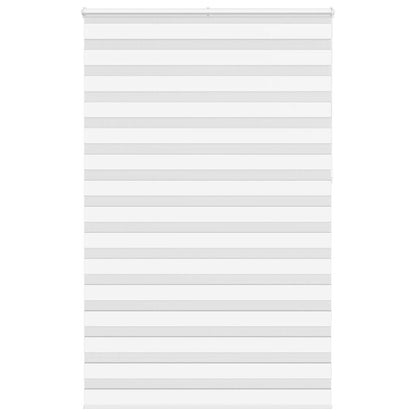 Doppelrollo Weiß 140x230 cm Stoffbreite 135,9 cm Polyester