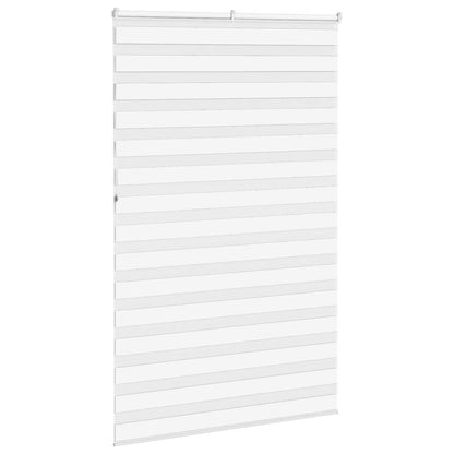 Doppelrollo Weiß 140x230 cm Stoffbreite 135,9 cm Polyester