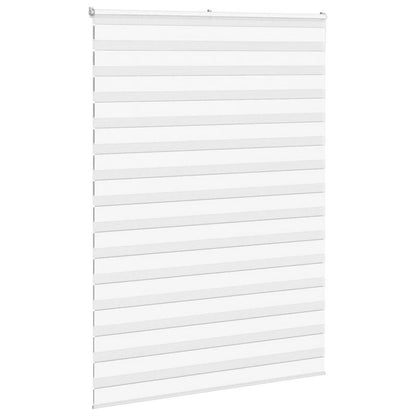 Doppelrollo Weiß 155x230 cm Stoffbreite 150,9 cm Polyester