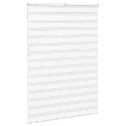 Doppelrollo Weiß 160x230 cm Stoffbreite 155,9 cm Polyester