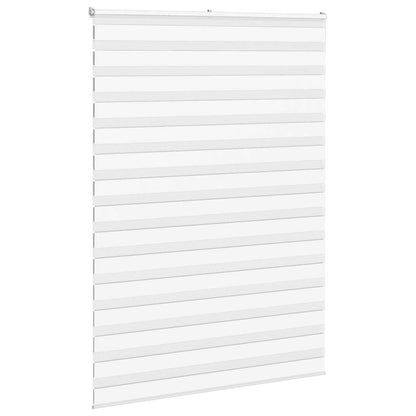 Doppelrollo Weiß 165x230 cm Stoffbreite 160,9 cm Polyester