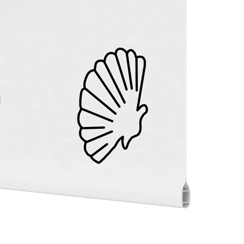 Duschrollo 70x240 cm Stoffbreite 66 cm