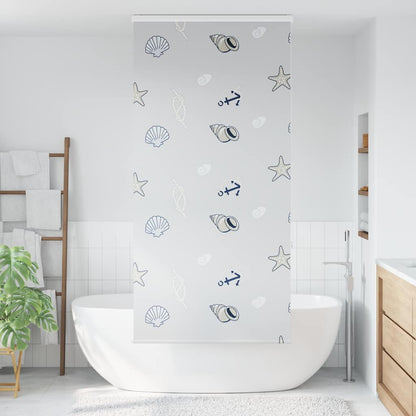 Duschrollo mit Kassette 110x240 cm Stoffbreite 106 cm