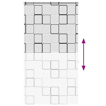 Duschrollo mit Kassette 130x240 cm Stoffbreite 126 cm