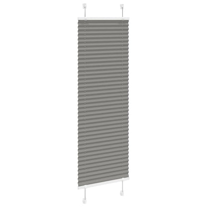 Plissee Anthrazit 45x100 cm Stoffbreite 44,4 cm Polyester